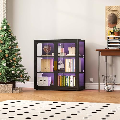 Lighting & Home Decor Studio - Armário Expositor com Portas de Vidro