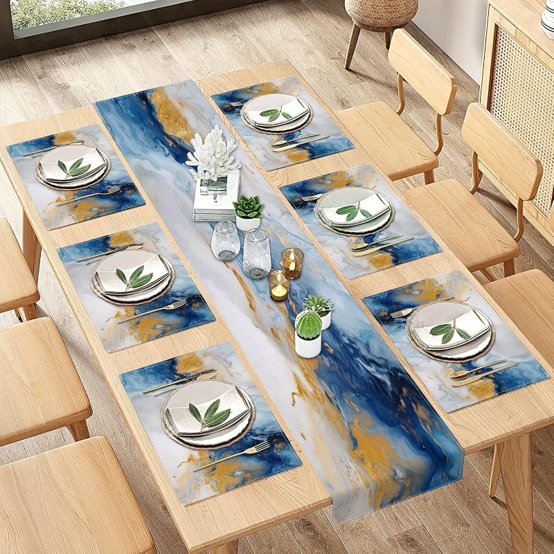 Kitchen Decor Lighting - VIKAMA Jogo de Sousplats de Mesa