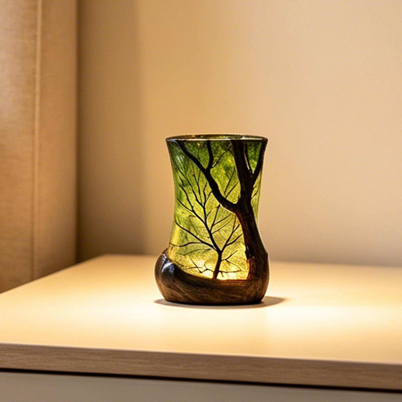 Lighting Decorative - Luminária de Mesa Decorativa Floresta Noturna: