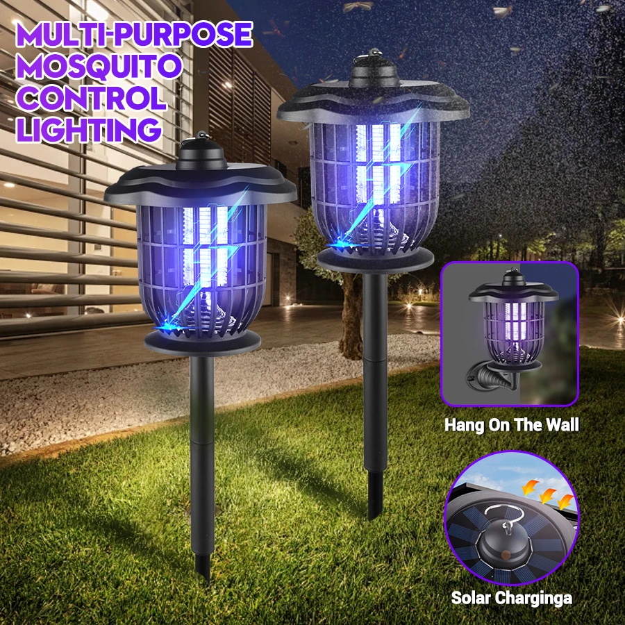 Lighting Bug Decor - Lanterna Solar LED 2 em 1