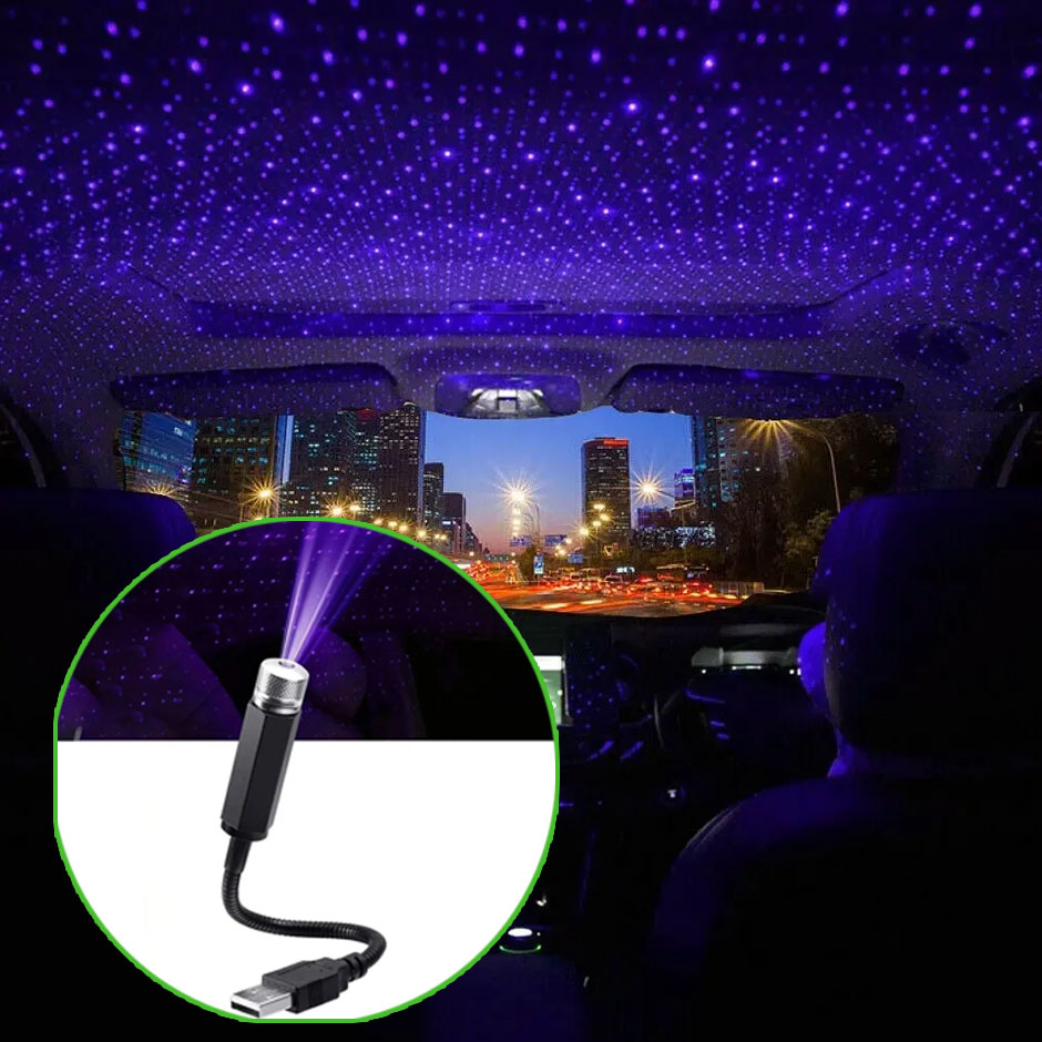 Star Projector Night - Mini Projetor de Luz Noturna LED