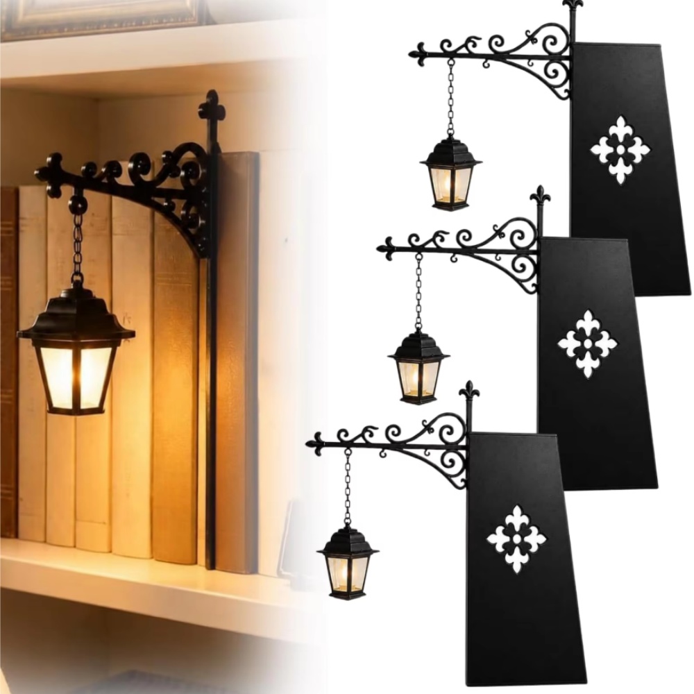 Lighting Decorative - Lanterna Decorativa para Estante de Livros,