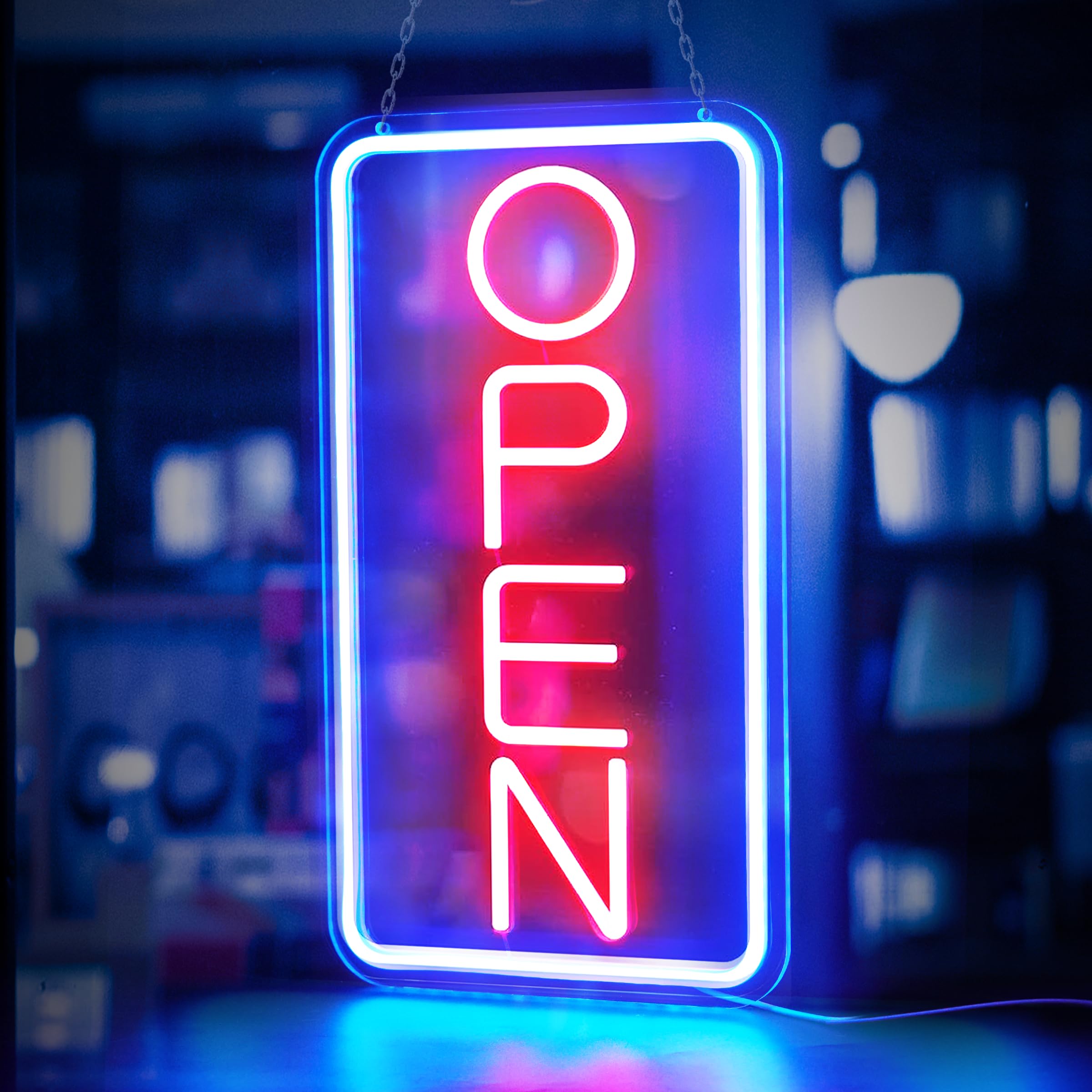 Decor Lighting Opening Hours - Letreiro Luminoso LED Neon 