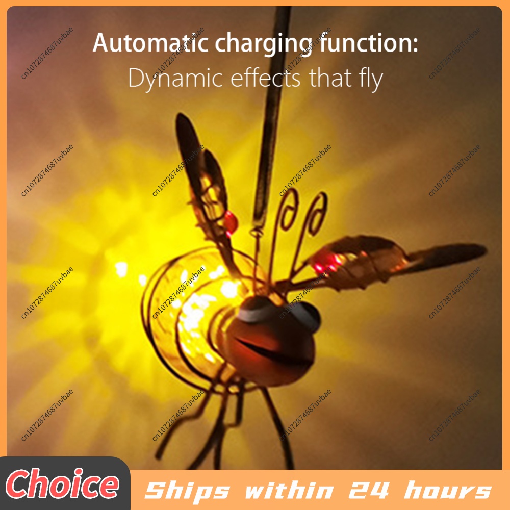 Lighting Bug Decor - Lâmpada Solar para Insetos, Luminária Suspensa