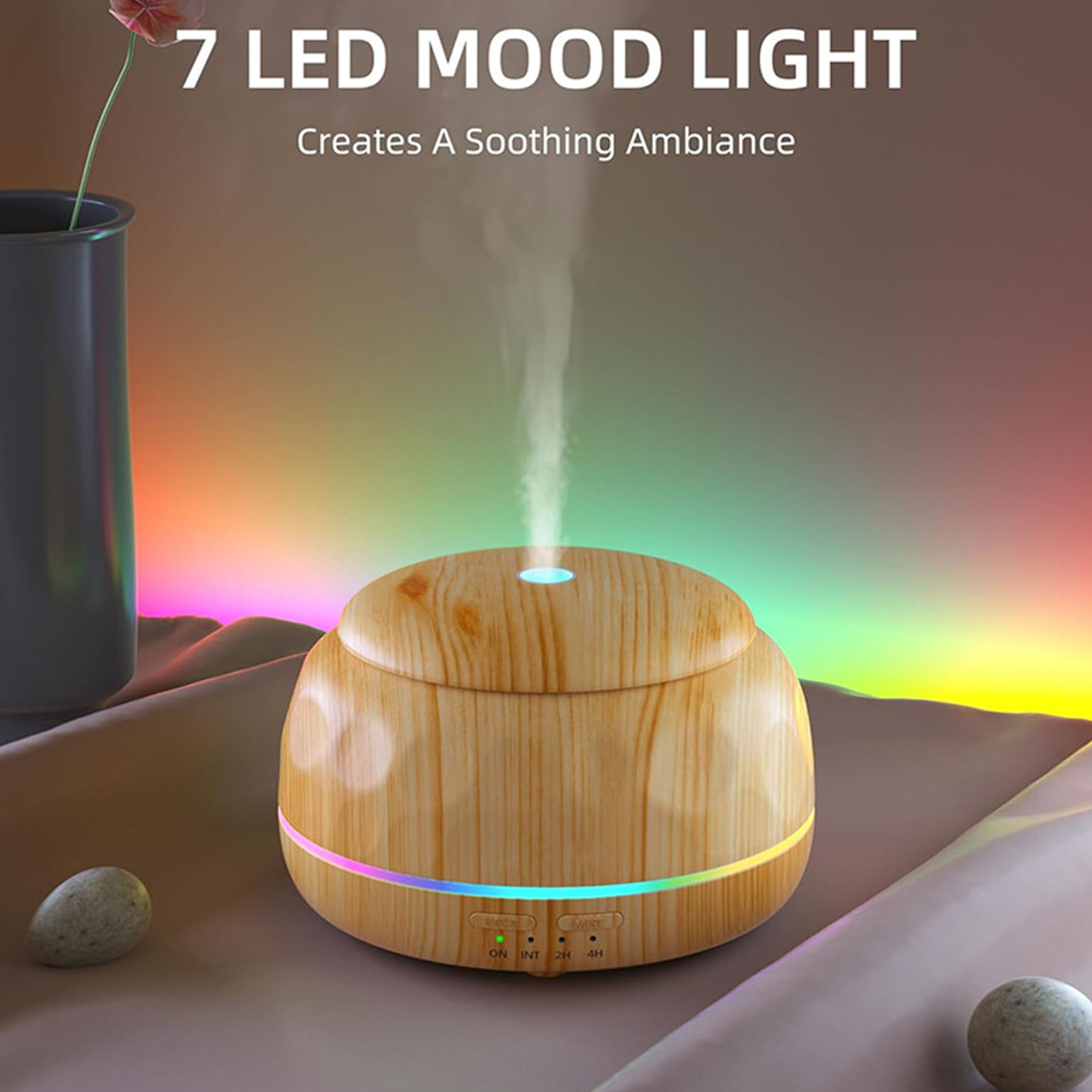 Lighting & Home Decor Studio - Difusor de Óleo Essencial e Umidificador