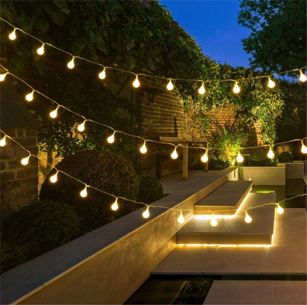 Luzes de Cordão Solares/USB/Ba - Garden Lighting Decor avaliação e preço