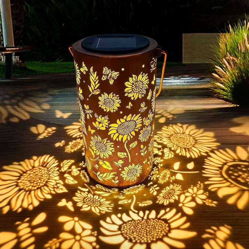 Luz de girassol e sombra, luz  - Garden Lighting Decor avaliação e preço