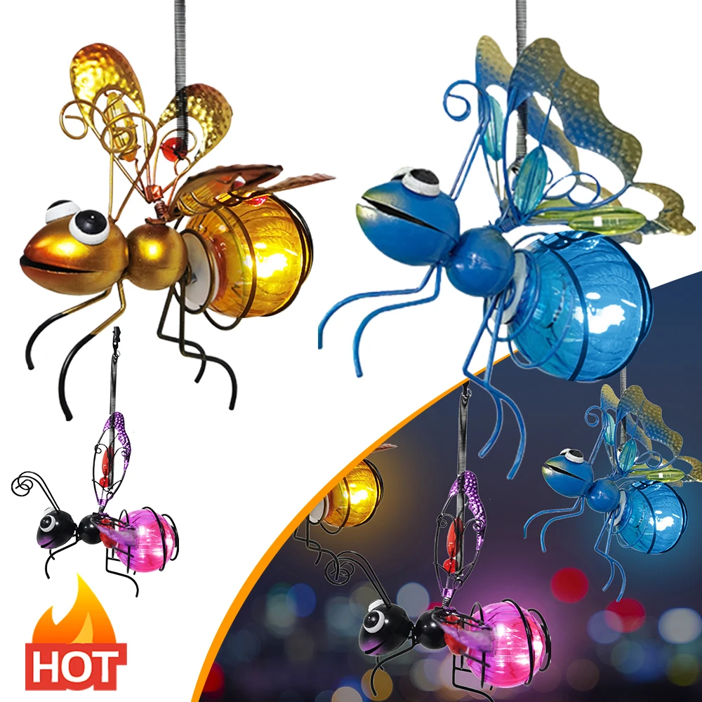 Movido a energia solar pendura - Lighting Bug Decor avaliação e preço