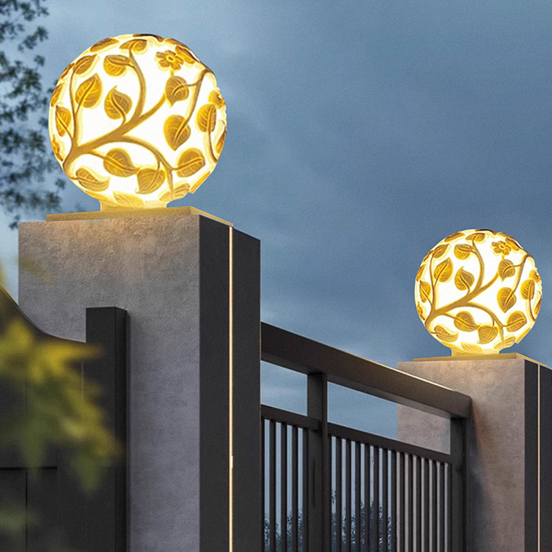 Luzes de coluna para exterior, - Garden Lighting Decor avaliação e preço