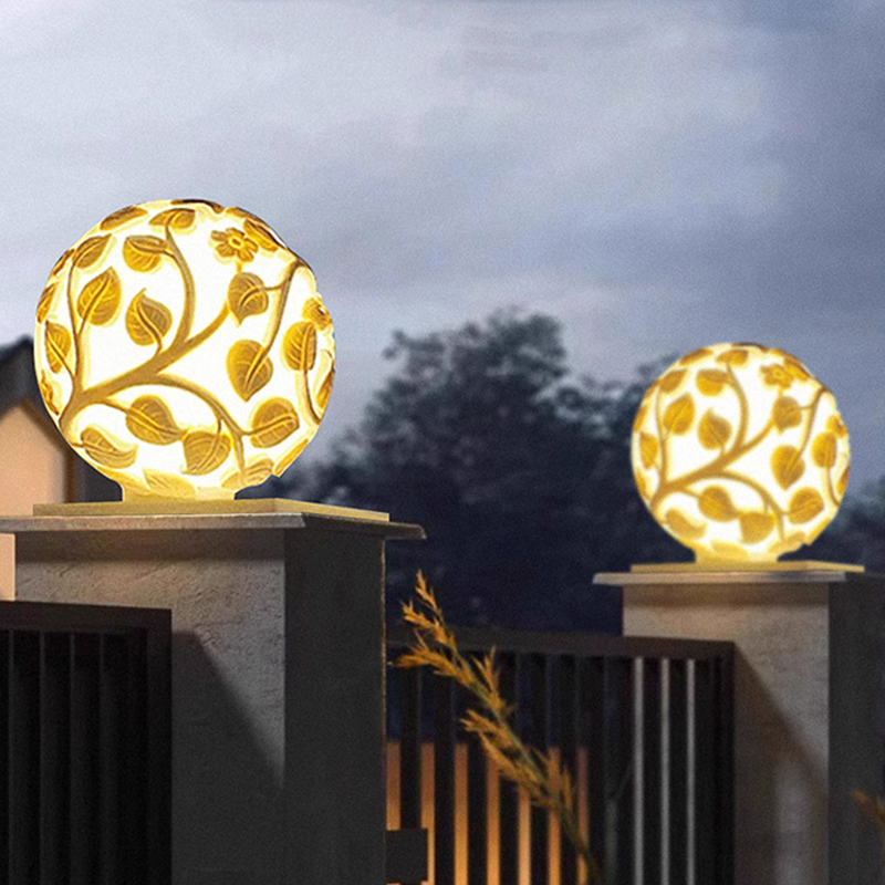Luzes de coluna para exterior, - Garden Lighting Decor avaliação e preço