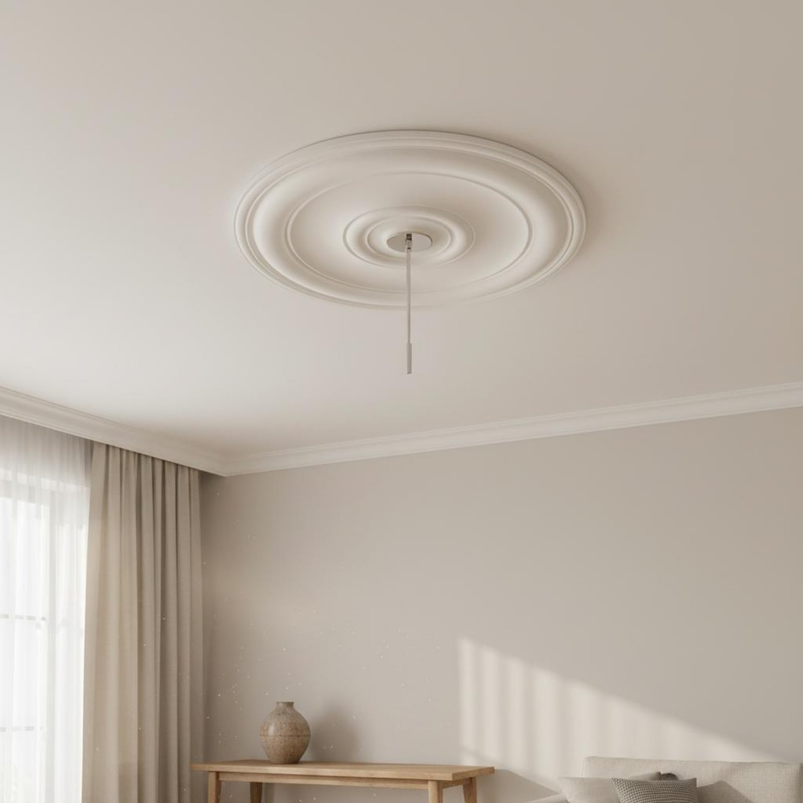 Medalhão de Teto Redondo com D - Lighting Decorative avaliação e preço