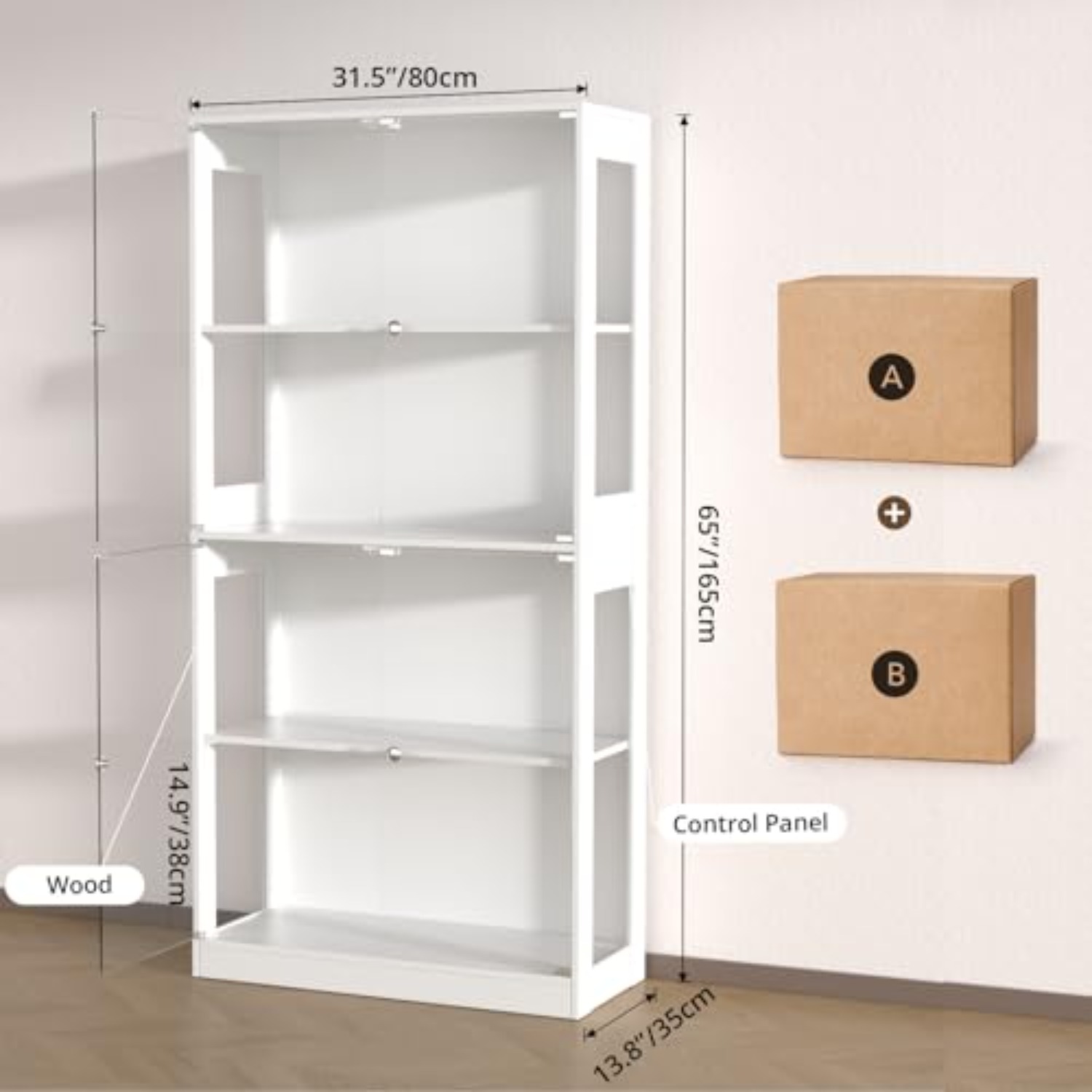 Armário Expositor de 65'' com  - Lighting & Home Decor Studio avaliação e preço