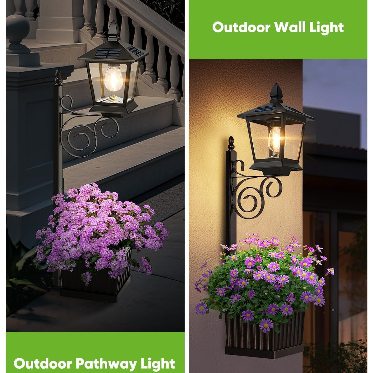 Luminária Solar 2 em 1 à Prova - Garden Lighting Decor avaliação e preço
