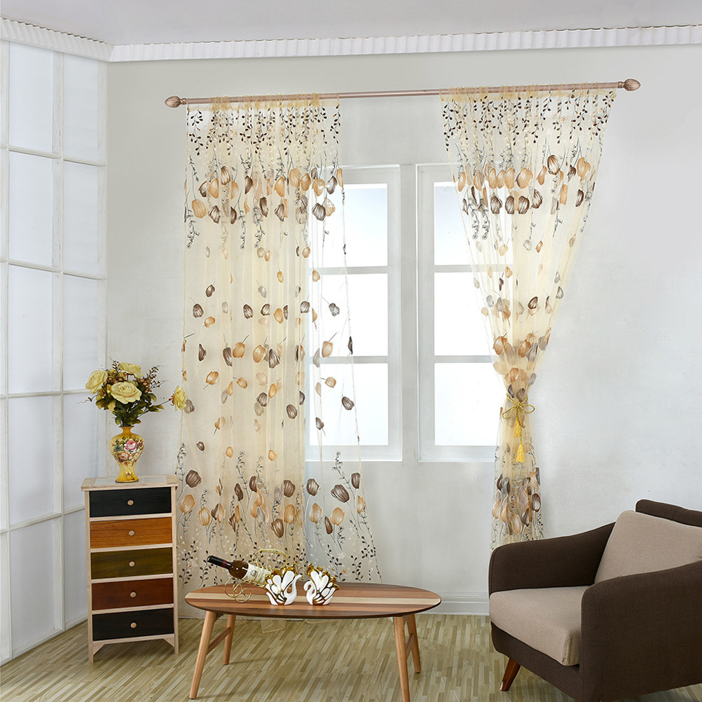 Cortinas Voile Tulipa 100x200c - Kitchen Decor Lighting avaliação e preço