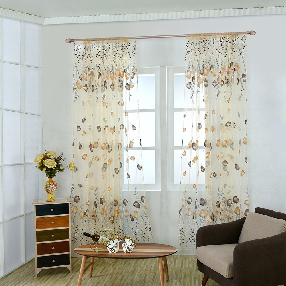 Cortinas Voile Tulipa 100x200c - Kitchen Decor Lighting avaliação e preço