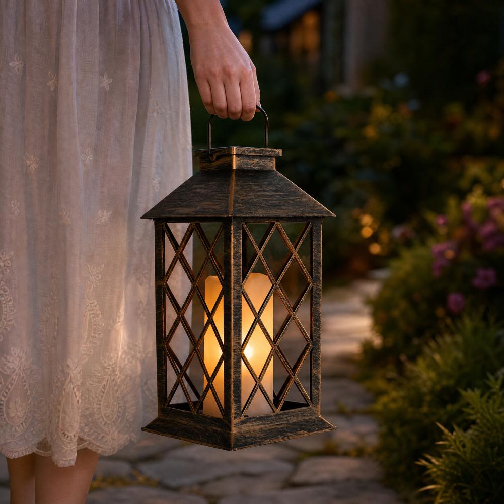 Lanterna Solar Retrô, Lanterna - Garden Lighting Decor avaliação e preço