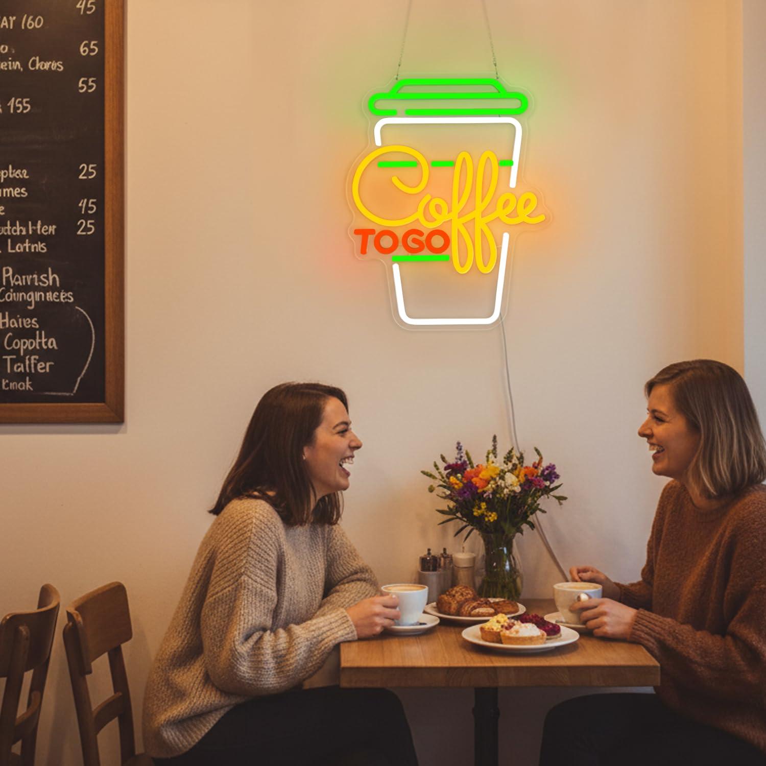 Letreiro Neon de Café com Luze - Kitchen Decor Lighting avaliação e preço