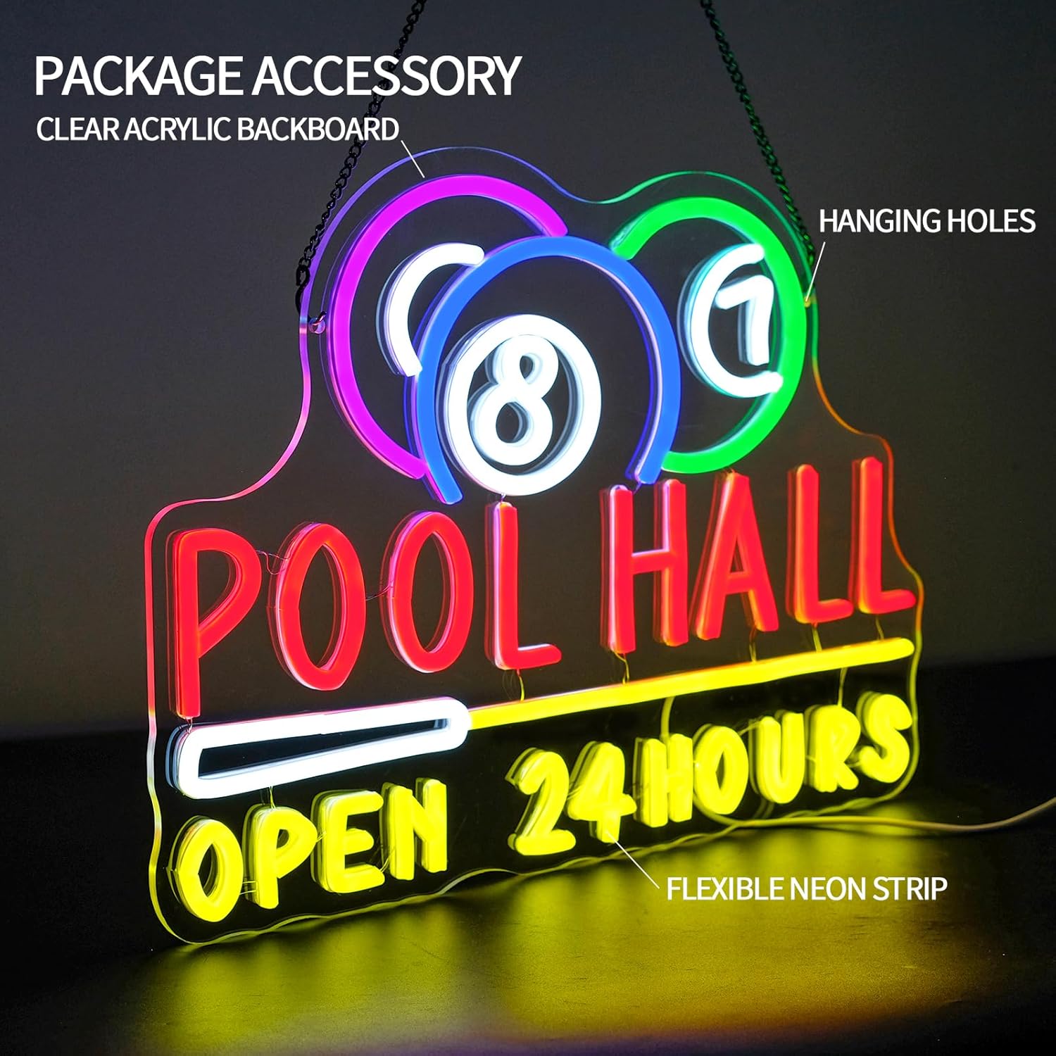 Letreiro Neon LED USB para Sal - Decor Lighting Opening Hours avaliação e preço