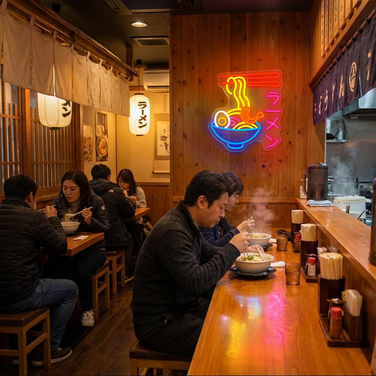 Letreiro Neon de Ramen: Luz LE - Kitchen Decor Lighting avaliação e preço