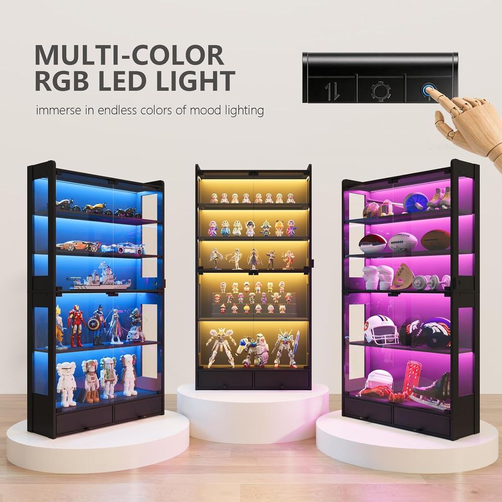 Armário Expositor LED Preto de - Lighting & Home Decor Studio avaliação e preço